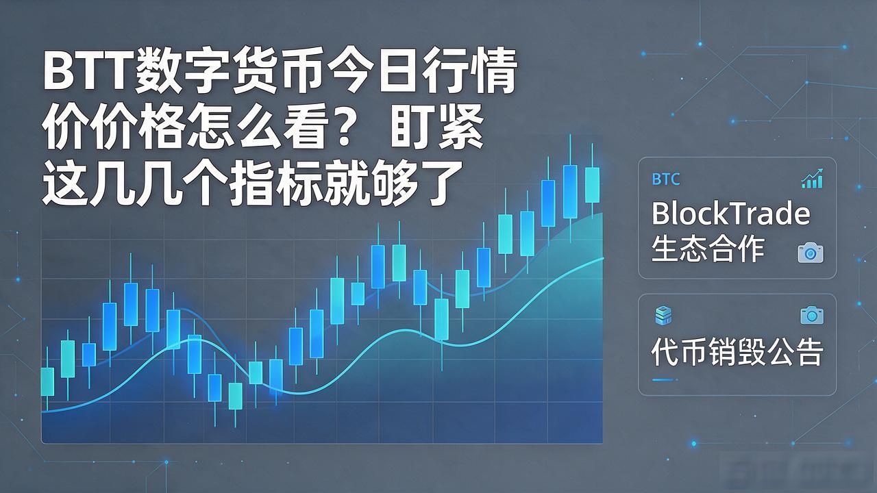 btt数字货币今日行情价格_BTT今日价格查询与K线分析方法_BlockTrade Token成交量与支撑位判断技巧