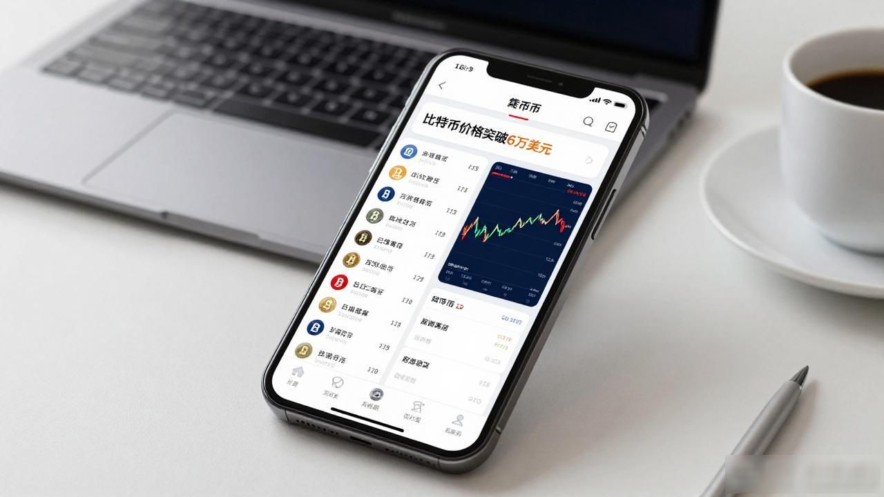 K线走势手机APP_数字货币手机行情工具_手机数字货币行情