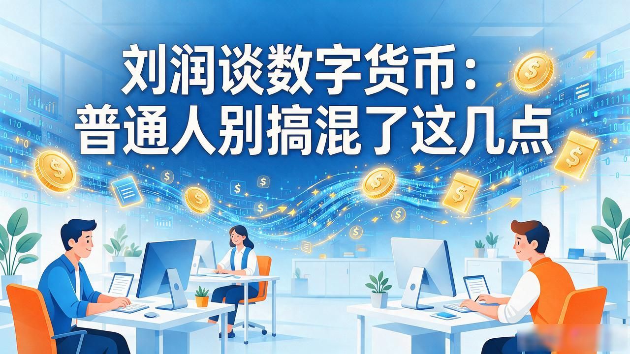 刘润谈数字货币核心观点_区分央行数字货币与比特币_刘润数字货币