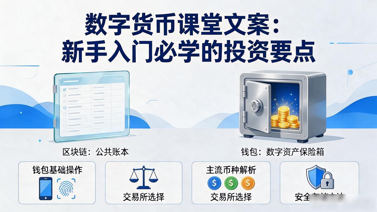 新手学数字货币的实用知识_数字货币入门优质课程推荐_数字货币课堂文案