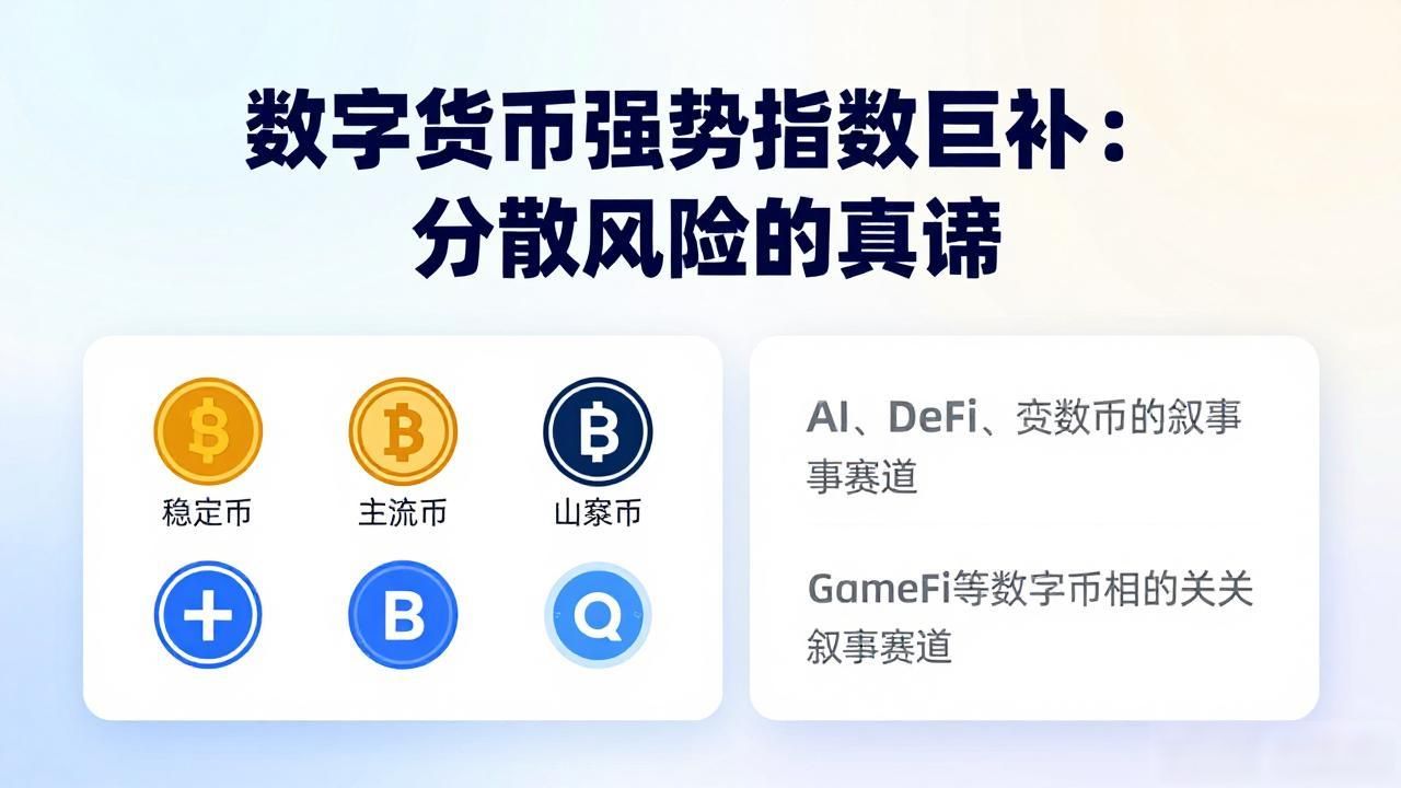 构建互补币种投资组合_科技币与支付币轮动策略_数字货币强势指数互补