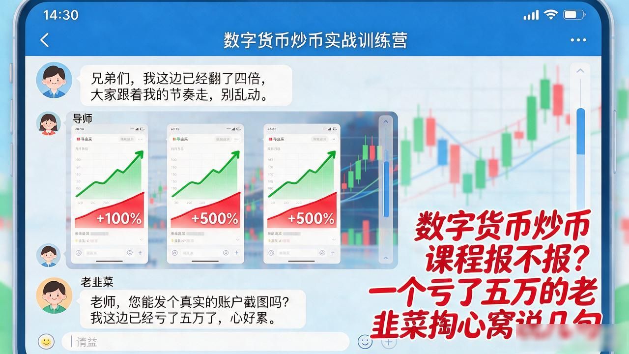 币圈导师骗局_炒币课程避坑_数字货币炒币课程
