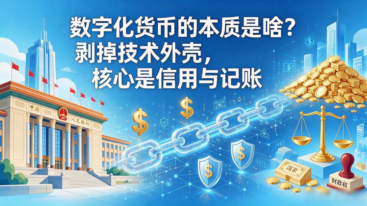 央行数字货币资产负债表变动_数字化货币的本质是啥_数字化货币本质记账方式革命