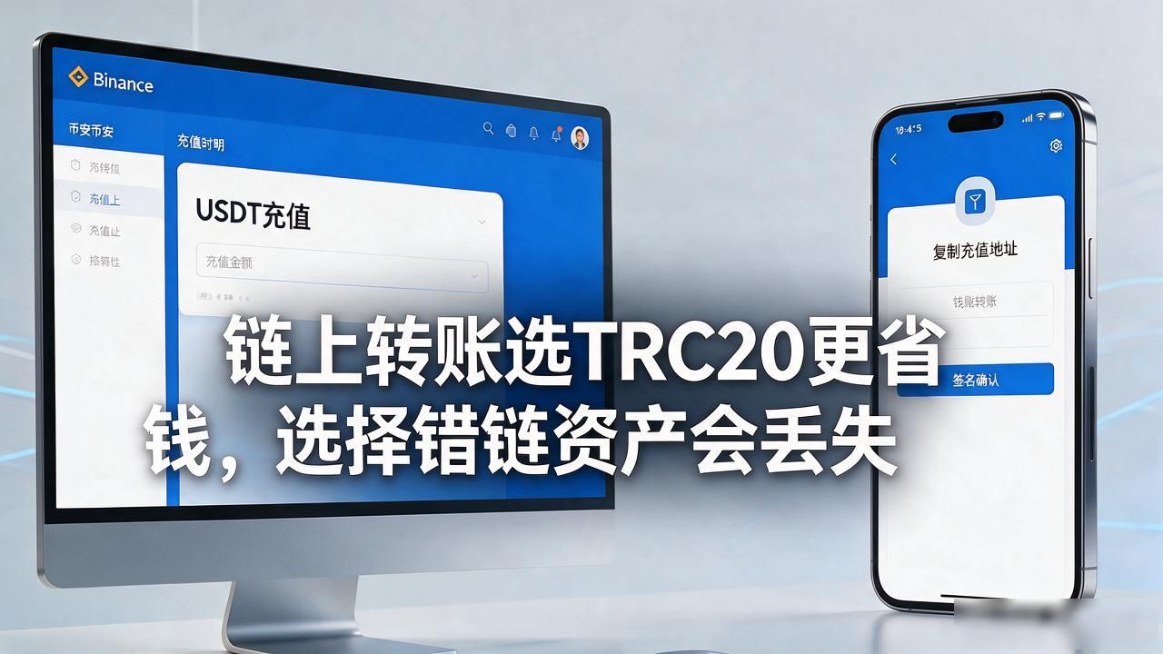 币安数字货币充值_TRC20转账注意事项_币安USDT充值教程