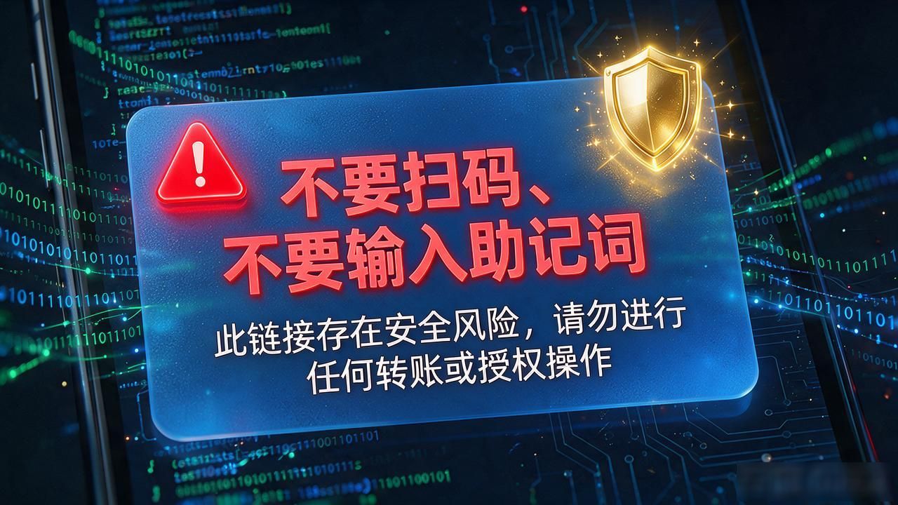 imtoken扫码货币被盗币_IMToken扫码损失_假APK钓鱼链接_助记词安全防范