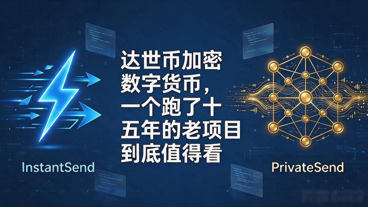 达世币加密数字货币_Dash InstantSend PrivateSend_Dash payment speed privacy